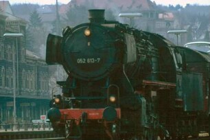 Rottweil Lok 052 613 Güterzug Einfahrt Rottweil
