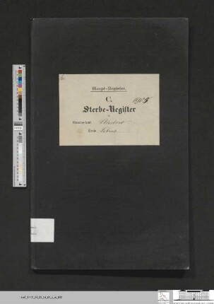 Sterberegister Kliestow 1905