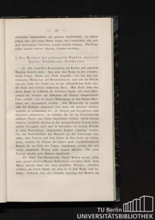 2) Das Mistbeet mit gemauerten Wänden, massiver Kasten, Treibkästen, Prellkästen.