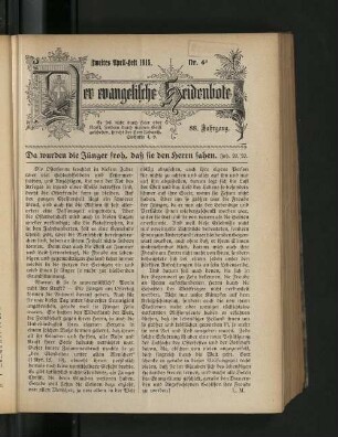 Nr. 4a. Zweites April-Heft 1915. Nr. 4a