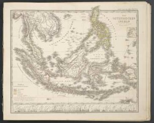 Die Ostindischen Inseln [Hand-Atlas über alle Theile der Erde nach dem neuesten Zustande und über das Weltgebäude]