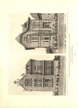 Tafel 58. Portal der Römerschule in Stuttgart. Architekt: Stadtbaurat Mayer