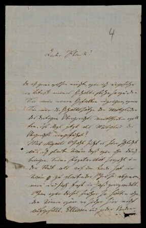 4: Brief von Anton Köhler an Gottlieb Planck, Ohne Ort, 8.2.1867
