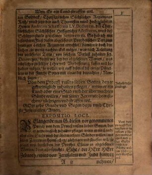 Christlicher Leichenpredigten Theil ..., 2. ... so aus schönen und trostreichen Sprüchen des Alten Testaments genommen, und zu unterschiedenen Jahreszeiten, bey Christlichen Leichenbegengnüssen gehandelt und erkleret worden seyn : Beneben Sieben Predigten, vom dem Gesichte des Propheten Ezechielis am 37. capit. darinnen uns ein muster und vorbildt der letzten aufferstehung der Todten gezeiget und gewiesen wird
