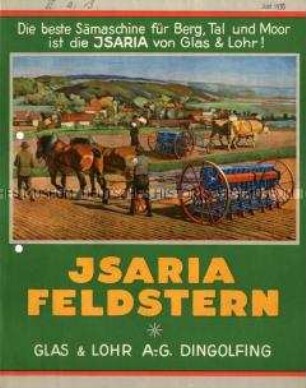 Die beste Sämaschine für Berg, Tal und Moor ist die Isaria von Glas und Lohr! / Isaria Feldstern
