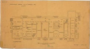 Fischer, Theodor; Kiel; Studentenheim Seeburg - Grundriss Keller
