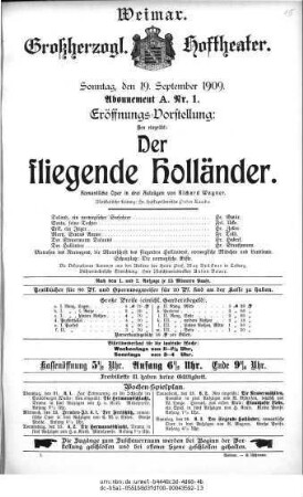 Der fliegende Holländer