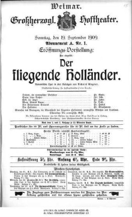 Der fliegende Holländer