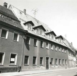 Oederan, Chemnitzer Straße 10. Wohnhaus (E. 19. Jh.). Straßenansicht