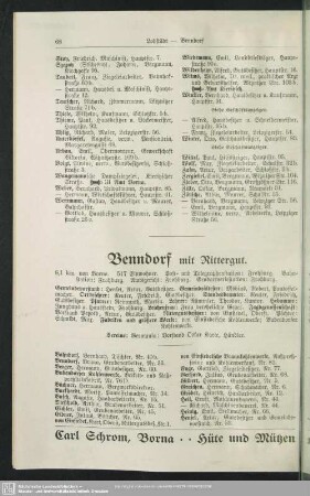 Benndorf mit Rittergut