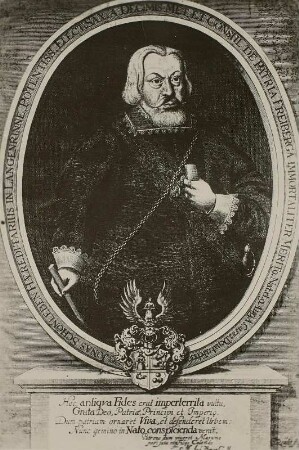 Der Freiberger Bürgermeister Jonas von Schönleben : Johann Bensheimer. Der Freiberger Bürgermeister Jonas von Schönleben (1642-1643). Verwalter, Kupferstich-Kabinett Dresden