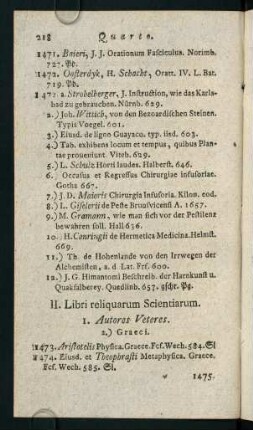 218-231, 1. Autores Veteres - 2. Philologia