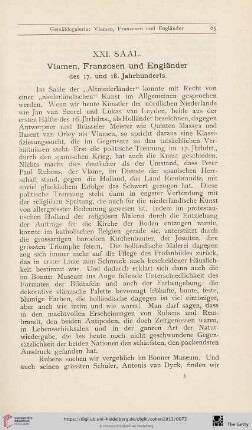 Vlamen, Franzosen und Engländer des 17. und 18. Jahrhunderts