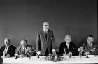 Freiburg: Regierungspräsidium; Ansprache Dr. Hübschmann; Schneider, Ministerialdirektor Kienle, Stuttgart, Dichtel