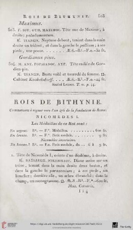 Rois de Bithynie
