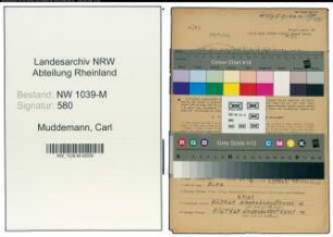 Entnazifizierung Carl Muddemann , geb. 12.01.1886 (Postbeamter)