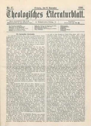 441-443 Ein theologischer Briefwechsel