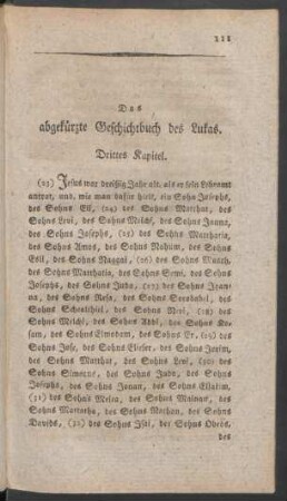 Das abgekürzte Geschichtbuch des Lukas