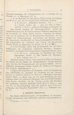 4. Räumliche Disponierung.
