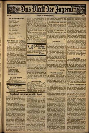 Zweite Ausgabe vom Samstag, den 04. März 1933.