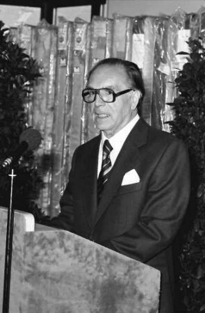 Freiburg: Eröffnungsfeier; Ansprache: Dr. Strassner