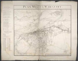 Plan Miasta Warszawy : odrysowany w Roku 1808