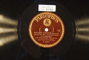 Andrea Chenier / (Giordano)