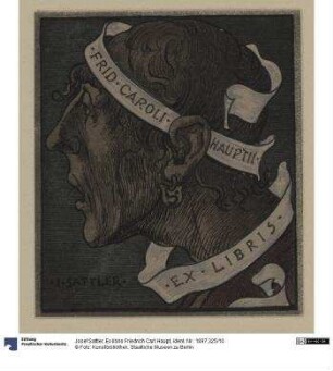 Ex libris Friedrich Carl Haupt
