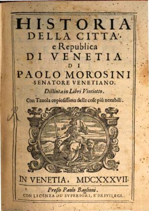 Historia della città di Venetia