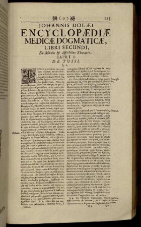 Libri Secundi, De Morbis & Affectibus Thoracis,