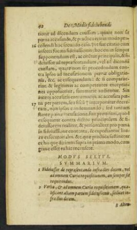 Modus Sextus.