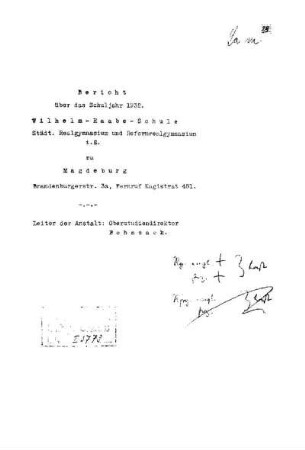 1932/33: Bericht ... - 1932/33