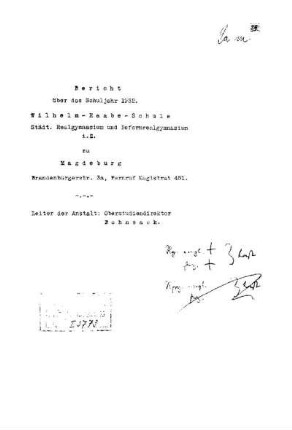 1932/33: Bericht ... - 1932/33