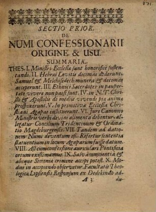 Petri Mülleri de numo confessionario, vom Beicht-Pfennige commentatio