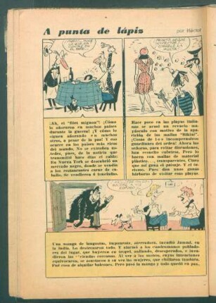 A punta de lápiz - [Historietas con viñetas]
