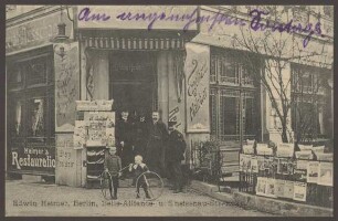 Ansichtskarte "Heimer's Restauration", Gneisenaustraße 115