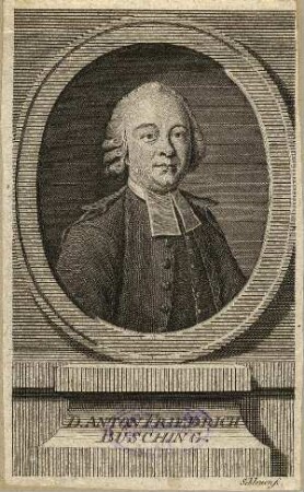 Bildnis von Anton Friedrich Büsching (1724-1793)