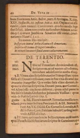De Terentio.