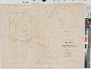 Herten (Herten), Teilung der Herter Mark, Brouillonkarte Sektion 3