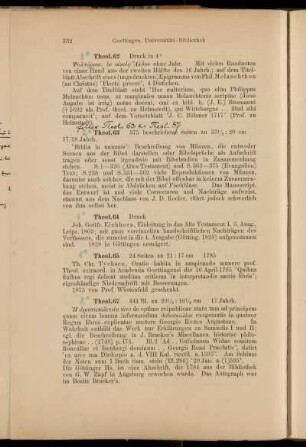 Exegese [2° Cod. Ms. theol. 63 - 8° Cod. Ms. theol. 71]