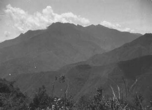 Der Cerro Zempoaltepec : Blick auf das Gebirge des Cerro Zempoaltepec
