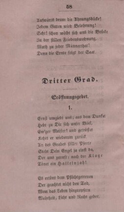 Eröffnungsgebet