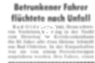 Betrunkener Fahrer flüchtete nach Unfall