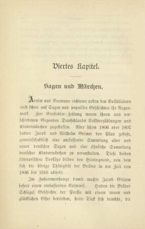 Viertes Kapitel. Sagen und Märchen