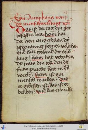 [139v - 140r] Antiphon 'Haec est dies', dt.