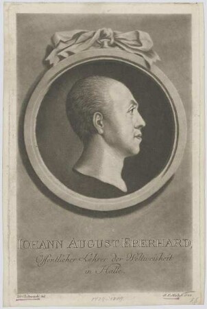 Bildnis des Iohann August Eberhard