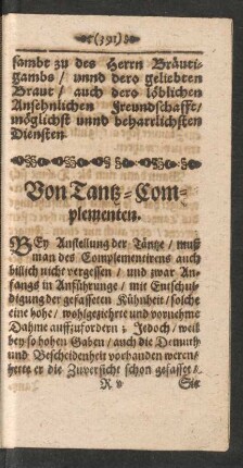 Von Tantz-Complementen.