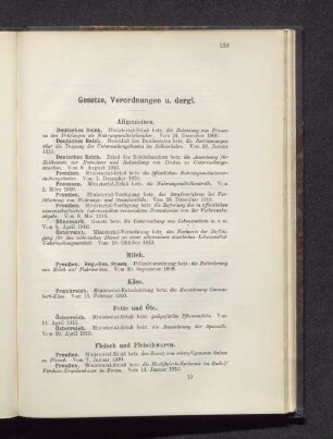 Gesetze, Verordnungen u. dergl.