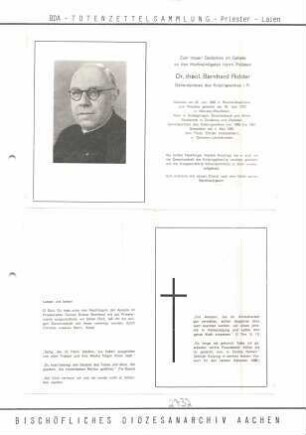 Ridder, Dr. theol. Bernhard