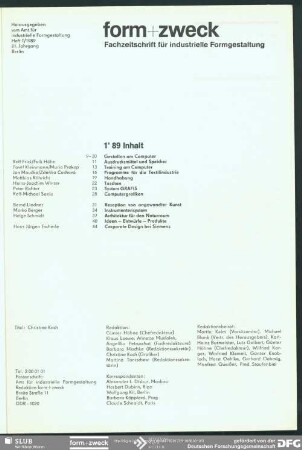 21.1989,1: Form + Zweck